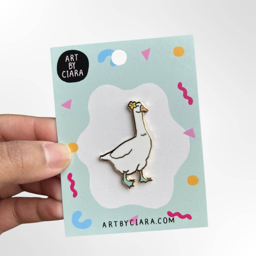 Silly Goose Enamel Pin