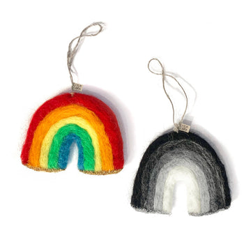 Rainbow Felt Charm / Ornament