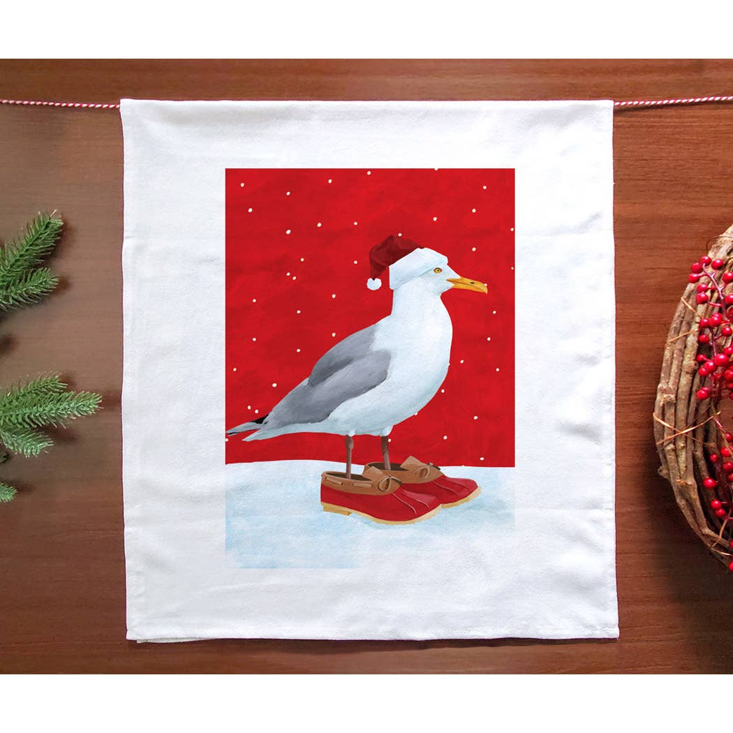 Seagull Holiday Kitchen Towel