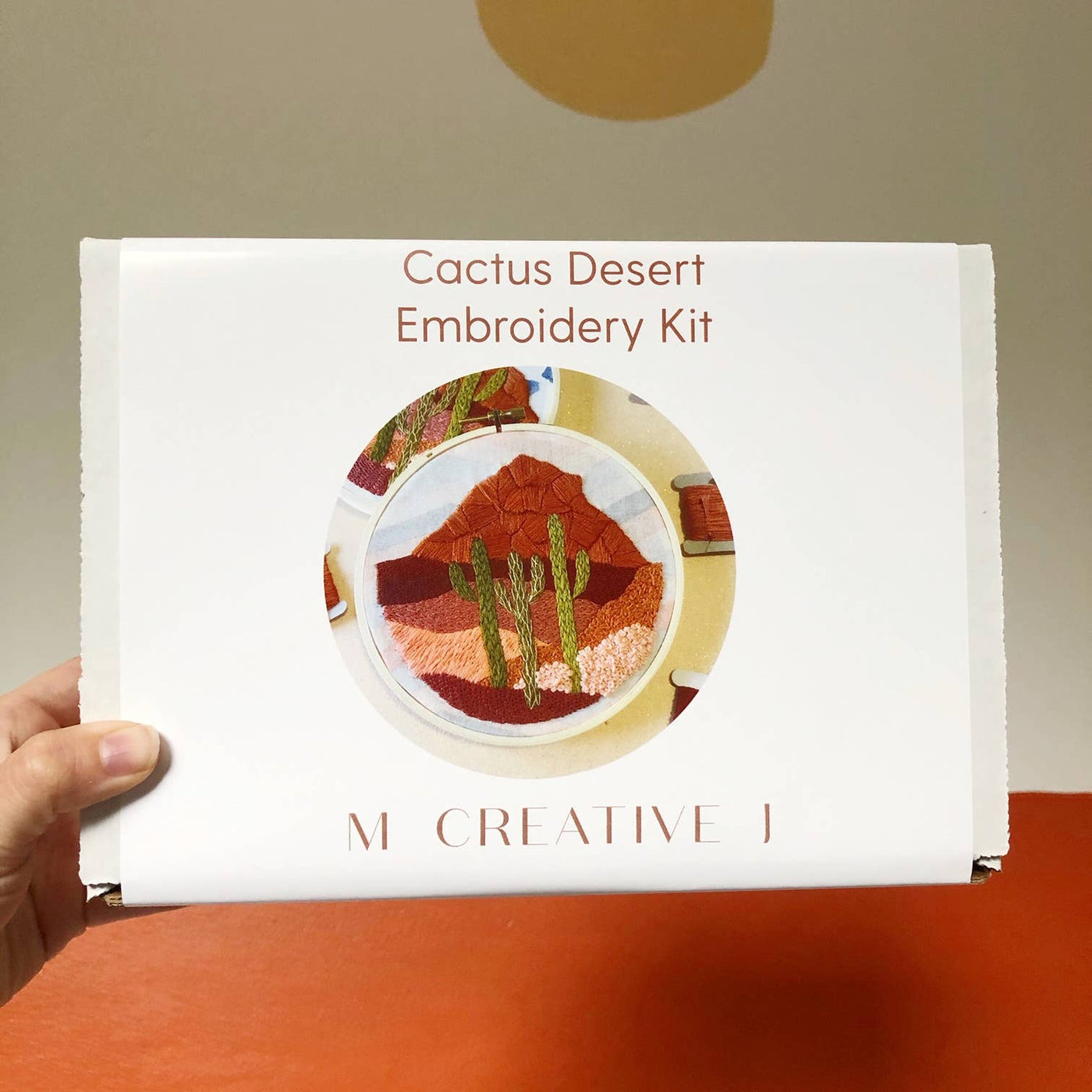 Cactus Desert Embroidery Kit