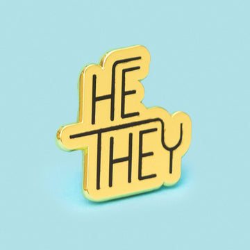 Pronoun Pin - He/They