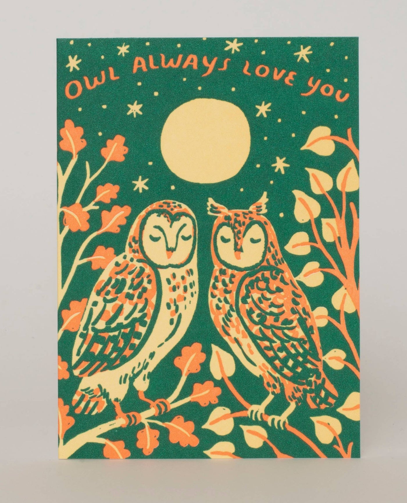 Owl Love Card by Phoebe Wahl