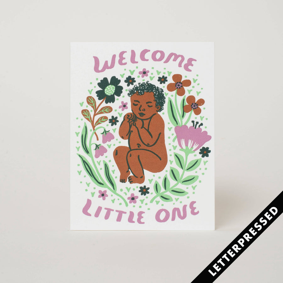 Little One Purple Card by Phoebe Wahl