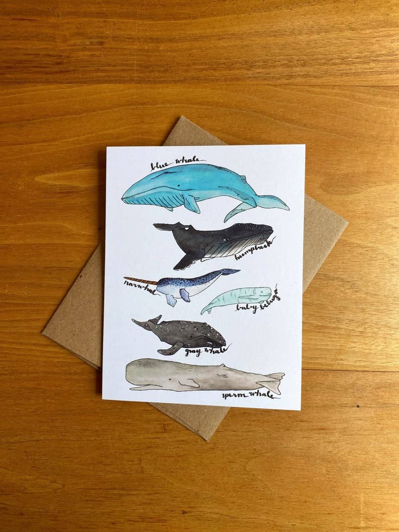 Whale Card
