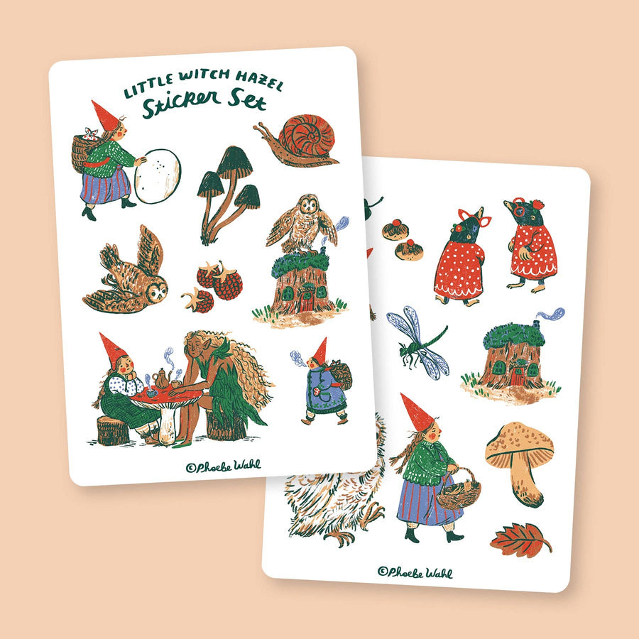 Little Witch Hazel Sticker Set