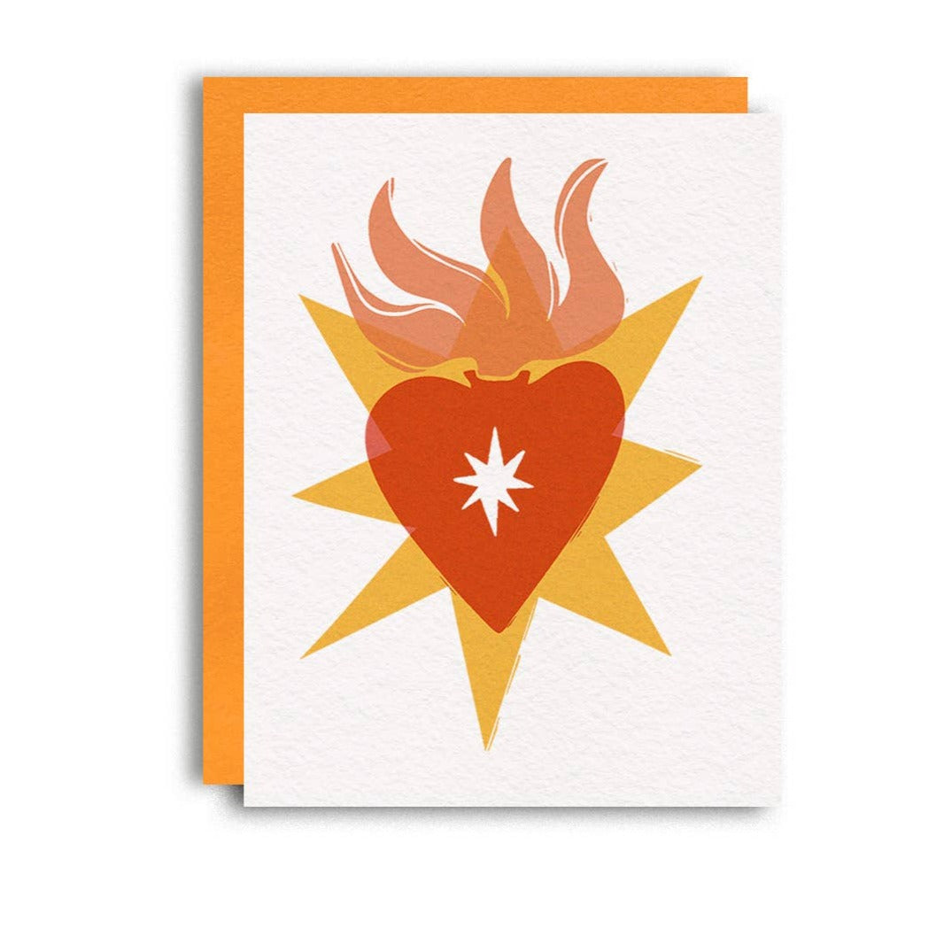 Sacred Heart Blank Greeting Card