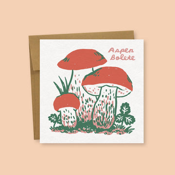 Aspen Bolete Greeting Card