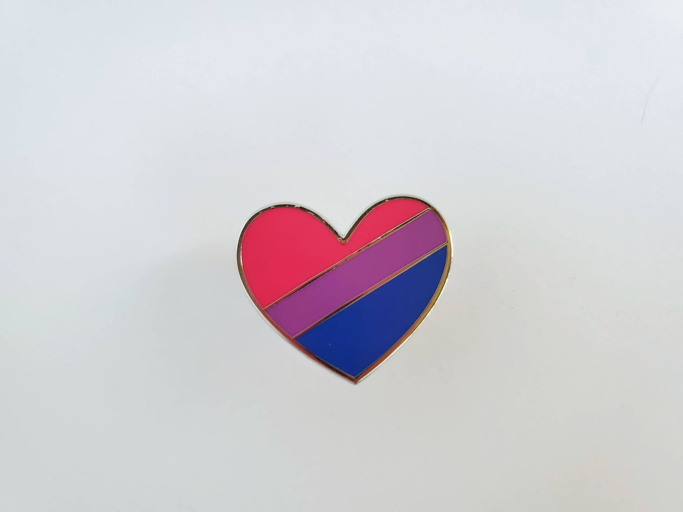 Bi Heart Pin