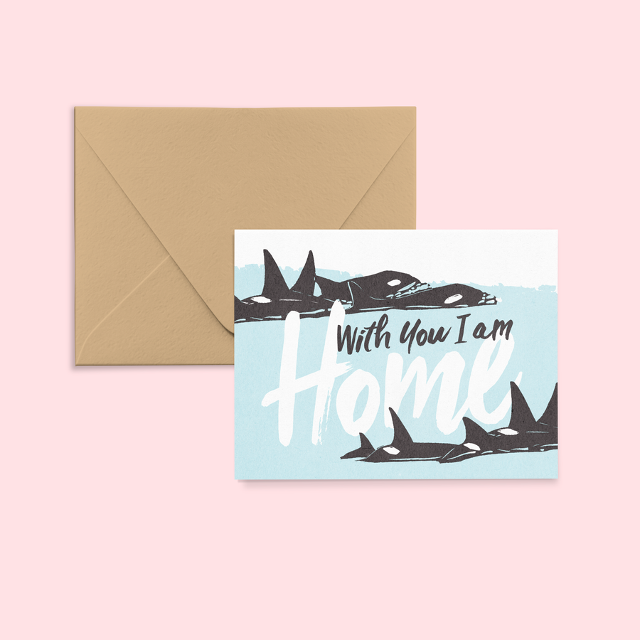 Orca Home Greeting Card