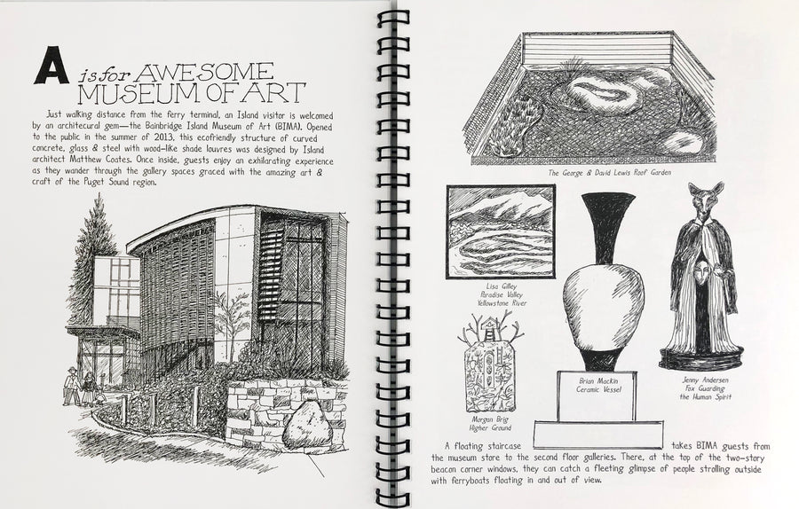Bainbridge Island A to Z Sketchbook by Bill Hemp