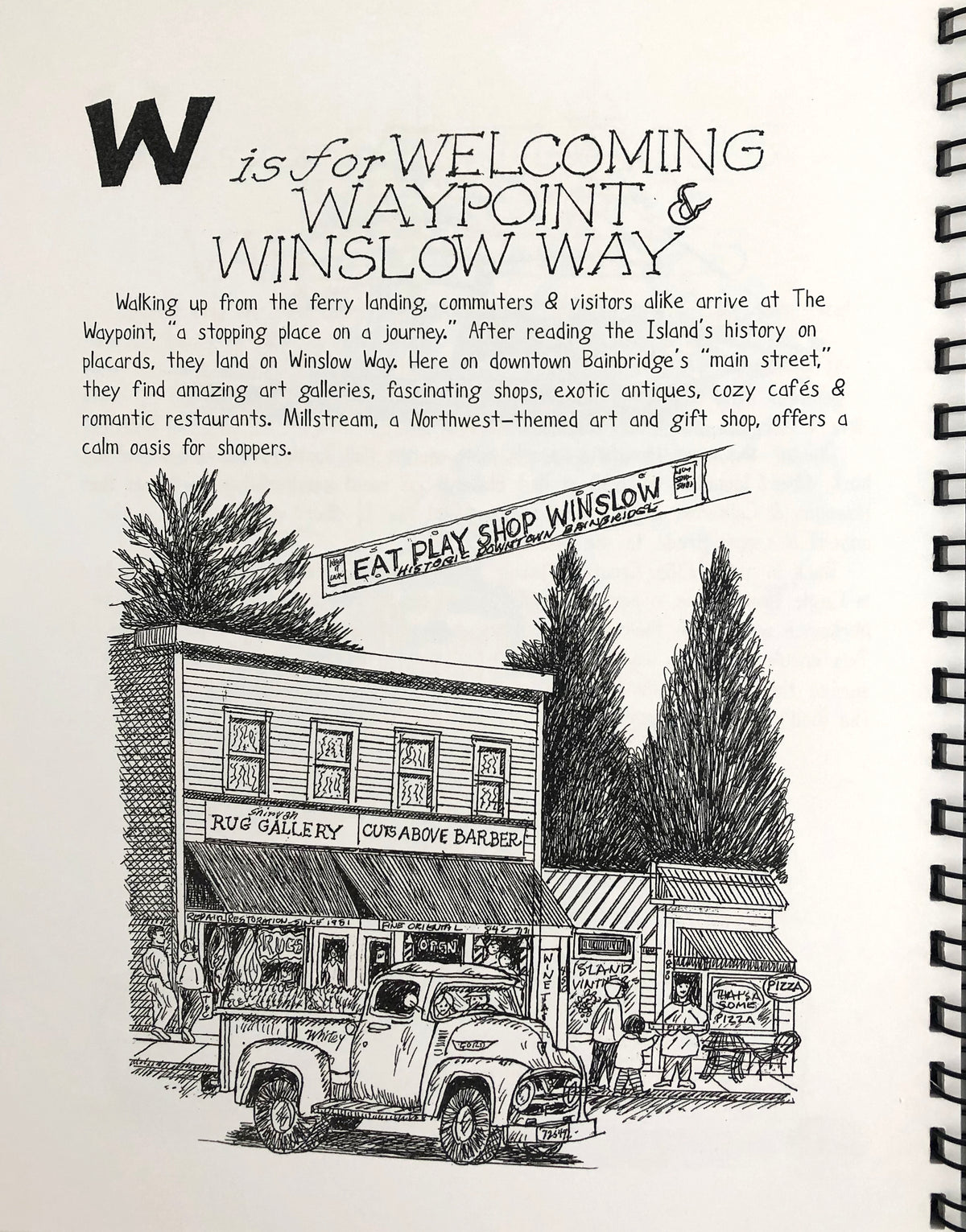 Bainbridge Island A to Z Sketchbook by Bill Hemp