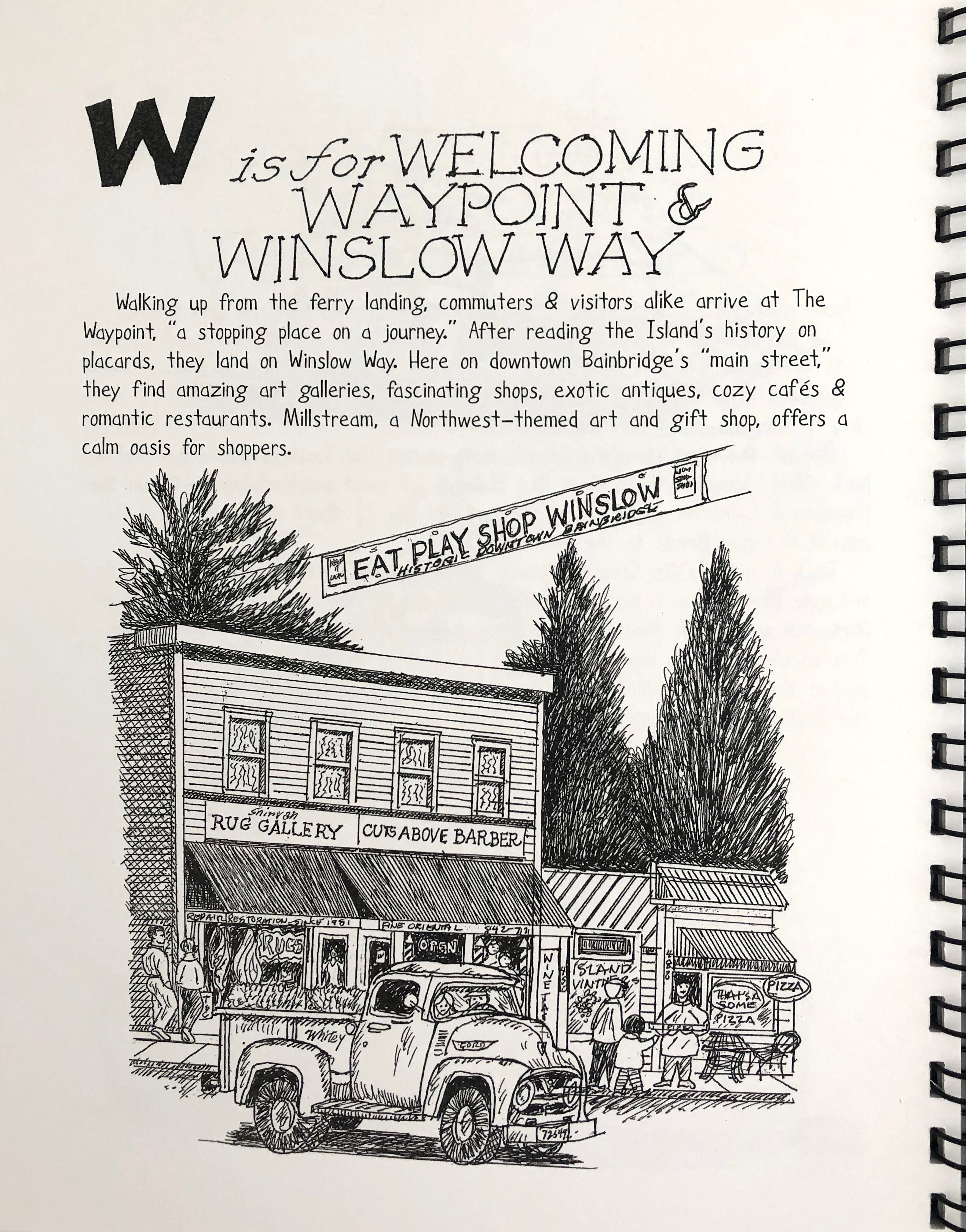 Bainbridge Island A to Z Sketchbook by Bill Hemp