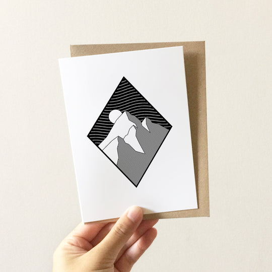 Moonrise Greeting Card by Nick Alan Art