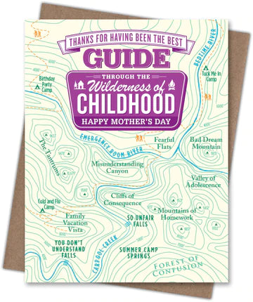 Childhood Wilderness Guide Card by Waterknot