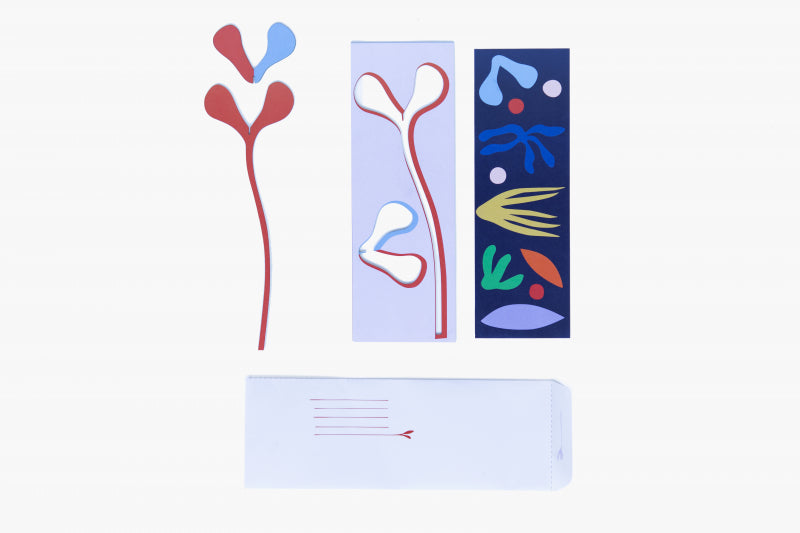 Floral Pop-Out Art Greeting Card by Studio Roof