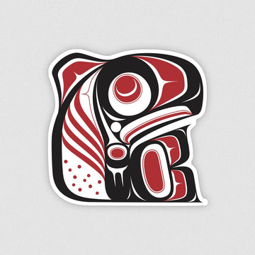Sockeye Salmon Sticker by Nick Alan Art