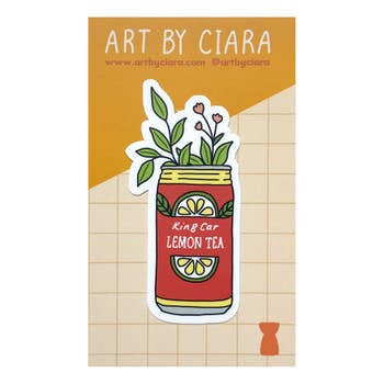 King Car Sticker - Art by Ciara